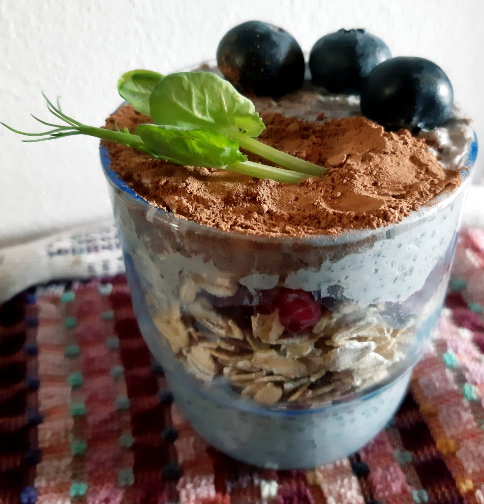 Chia Pudding with Cashew and Oat